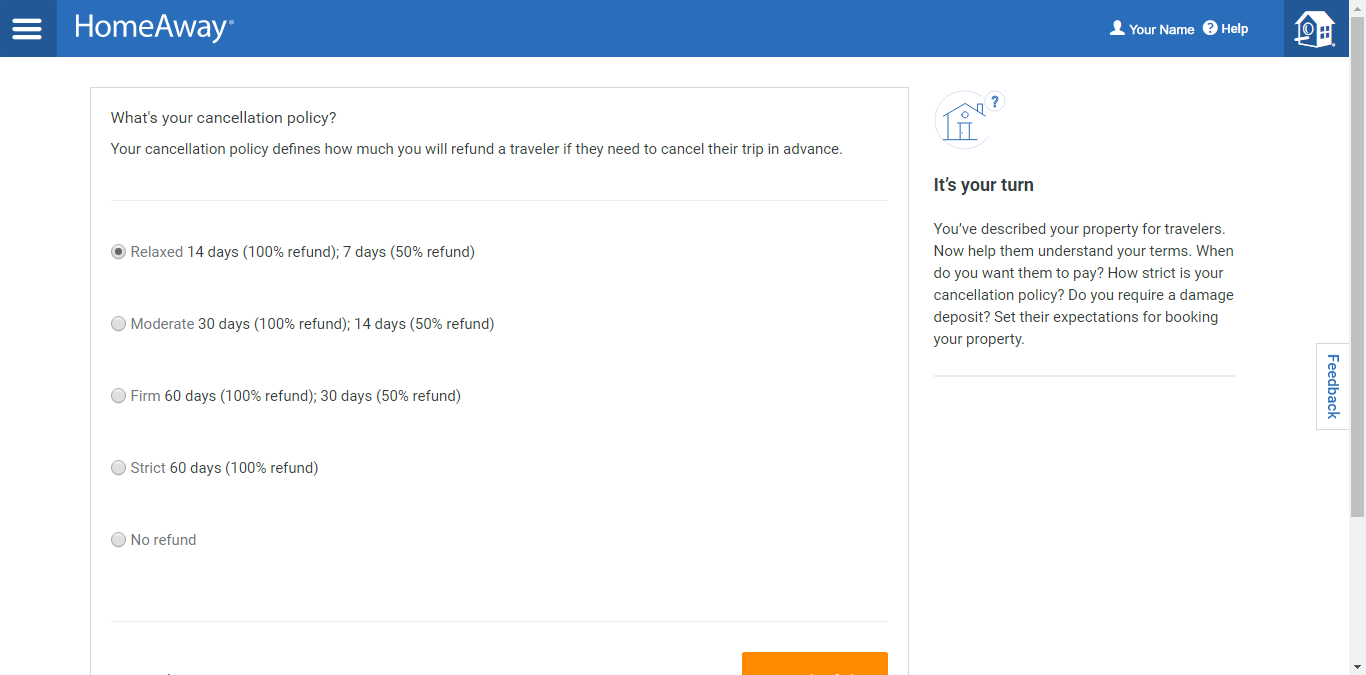 Step-by-step guide by Hosthub on how to create a listing on Vrbo: Your Rental Policies